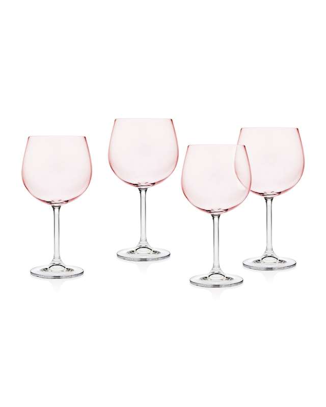 Meridian Blush Goblets, Set of 4